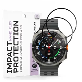   Techsuit - Nano Flex (2 pack) - Samsung Galaxy Watch Ultra 47mm - Black