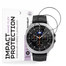   Techsuit - Nano Flex (2 pack) - Samsung Galaxy Watch8 Classic - Black