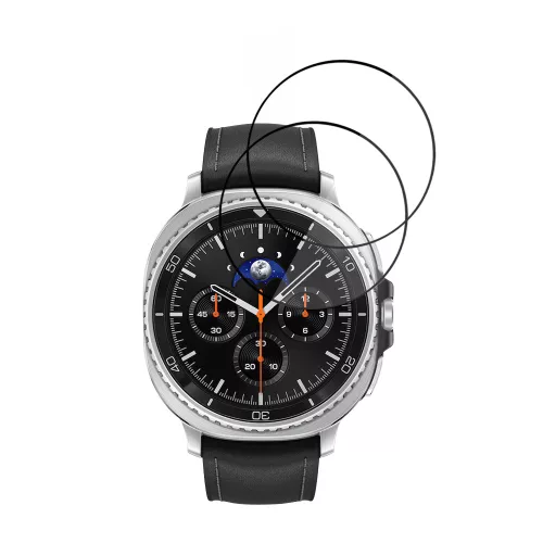 Techsuit - Nano Flex (2 pack) - Samsung Galaxy Watch8 Classic - Black
