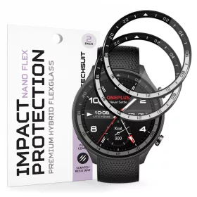 Techsuit - Nano Flex (2 pack) - OnePlus Watch 2R - Black