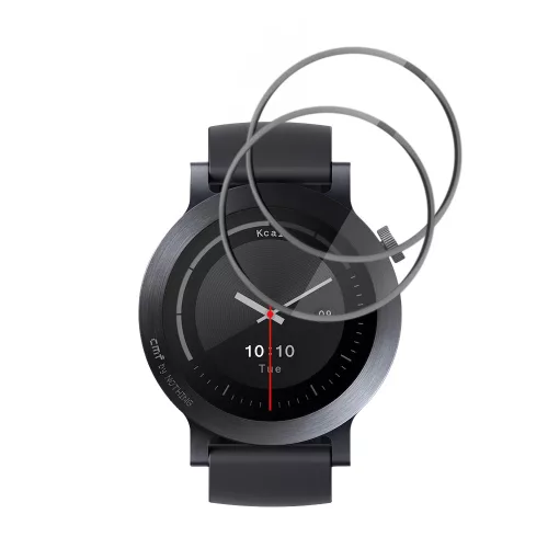 Techsuit - Nano Flex (2 pack) - Nothing CMF Watch 3 Pro - Black