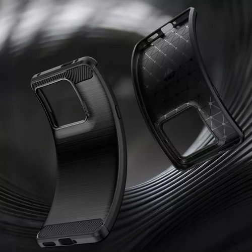 Techsuit - Carbon szilikon tok - Motorola Signature - Fekete