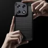Techsuit - Carbon szilikon tok - Motorola Signature - Fekete