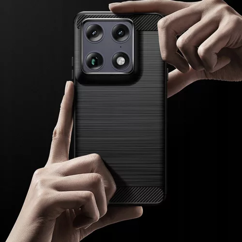 Techsuit - Carbon szilikon tok - Motorola Signature - Fekete