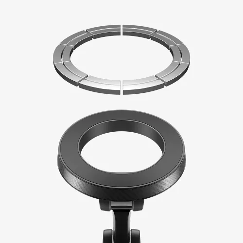 Spigen - Autós tartó OneTap MagFit MFT36 (ACP11172) - Műszerfalra, Szélvédőre, Polycarbonate, N52 x 20 Magnets  - Black