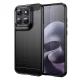 Techsuit - Carbon szilikon tok - Motorola Moto G77 / G67 - Fekete