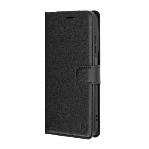 Techsuit - Leather Folio - Motorola Moto G77 / G67 - Black