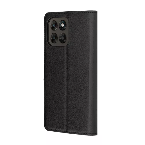 Techsuit - Leather Folio - Motorola Moto G77 / G67 - Black