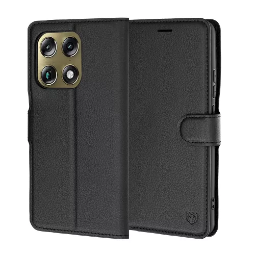 Techsuit - Leather Folio kinyitható tok - Motorola Signature - Fekete