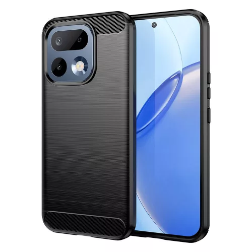 Techsuit - Carbon szilikon tok - Realme 16 Pro - Fekete
