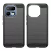 Techsuit - Carbon szilikon tok - Realme 16 Pro - Fekete