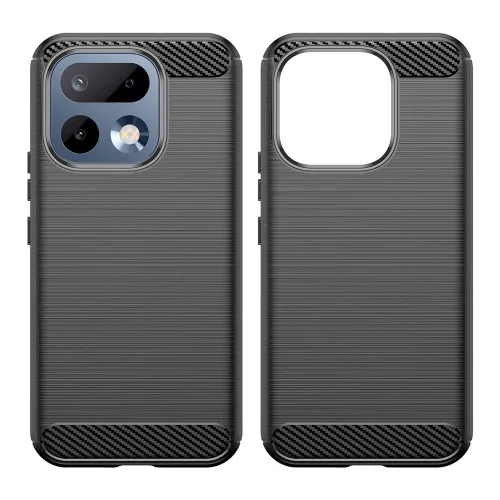 Techsuit - Carbon szilikon tok - Realme 16 Pro - Fekete