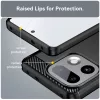 Techsuit - Carbon szilikon tok - Realme 16 Pro+ - Fekete
