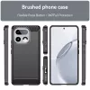 Techsuit - Carbon szilikon tok - Realme 16 Pro+ - Fekete