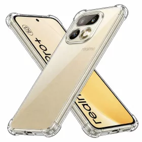   Techsuit - Shockproof Átlátszó Ütésálló Szilikon tok - Realme 16 Pro+ - Átlátszó