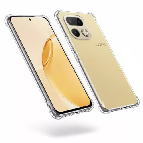 Techsuit - Shockproof Átlátszó Ütésálló Szilikon tok - Realme 16 Pro+ - Átlátszó