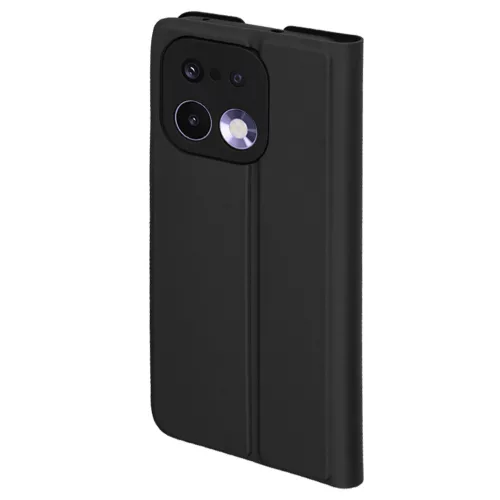 Techsuit - Magskin Book kinyitható tok - Realme 16 Pro - Fekete