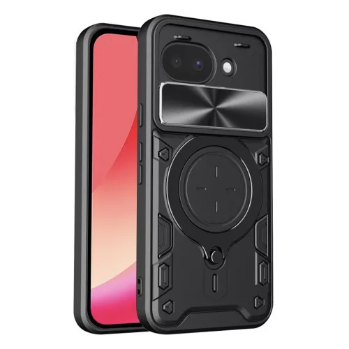 Techsuit - CamGuard Pro ütésálló tok - Google Pixel 10a - Fekete