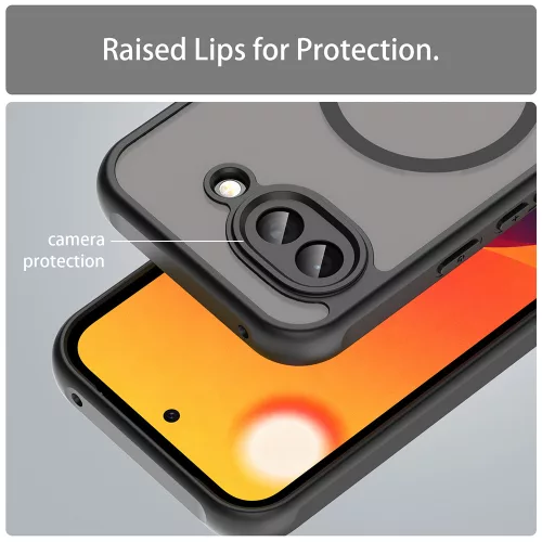 Techsuit - HaloFrost II MagSafe tok - Google Pixel 10a - Fekete