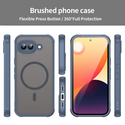 Techsuit - HaloFrost II MagSafe tok - Google Pixel 10a - Sötétkék