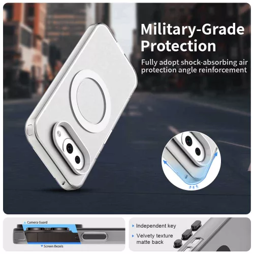 Techsuit - CandyCase MagSafe tok - Google Pixel 10a - Fehér