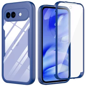   Techsuit - ColorVerse 360 tok kijelzővédővel - Google Pixel 10a - Kék