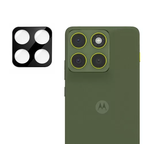 Techsuit - Full Camera - Kameravédő üvegfólia - Motorola Edge 70 - Fekete