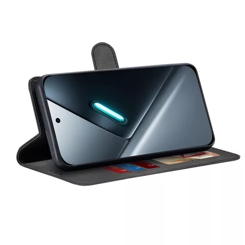 Techsuit - Diary Book kinyitható tok - Xiaomi Poco X8 Pro - Fekete