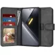 Techsuit - Diary Book kinyitható tok - Xiaomi Poco X8 Pro Max - Fekete