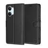 Techsuit - Leather Folio kinyitható tok - Xiaomi Poco X8 Pro Max - Fekete