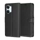Techsuit - Leather Folio kinyitható tok - Xiaomi Poco X8 Pro Max - Fekete