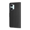 Techsuit - Leather Folio kinyitható tok - Xiaomi Poco X8 Pro Max - Fekete