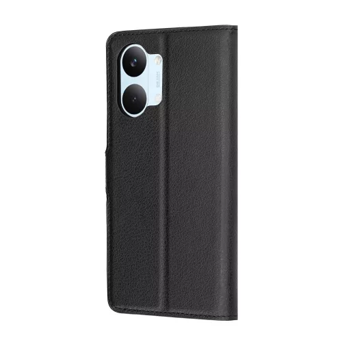 Techsuit - Leather Folio kinyitható tok - Xiaomi Poco X8 Pro Max - Fekete