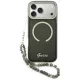 Guess - IML Csillámos Felirat Pántos MagSafe (GUHMP17X5HTGSMSK) - iPhone 17 Pro Max - Fekete