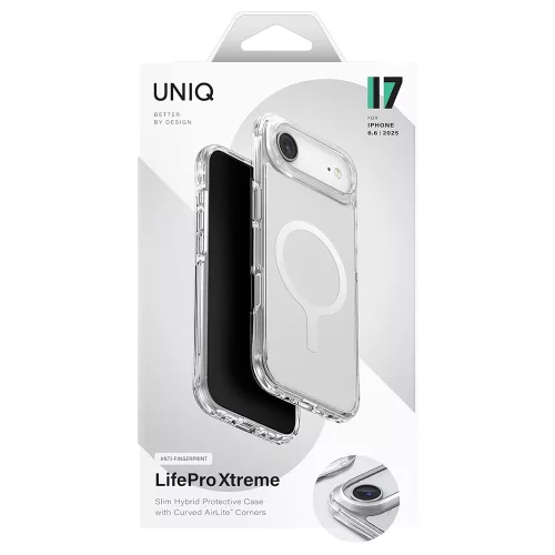 UNIQ - LifePro Xtreme MagClick tok - iPhone 17 Air - Átlátszó