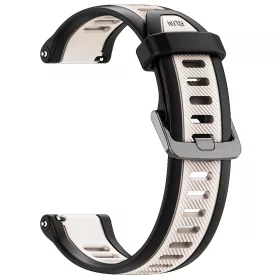   Techsuit - Watchband 20mm (W053) - Samsung Galaxy Watch 4/5/Active 2, Huawei Watch GT 3 (42mm)/GT 3 Pro (43mm) - Beige