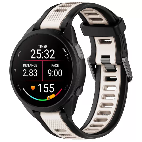 Techsuit - Watchband 20mm (W053) - Samsung Galaxy Watch 4/5/Active 2, Huawei Watch GT 3 (42mm)/GT 3 Pro (43mm) - Beige