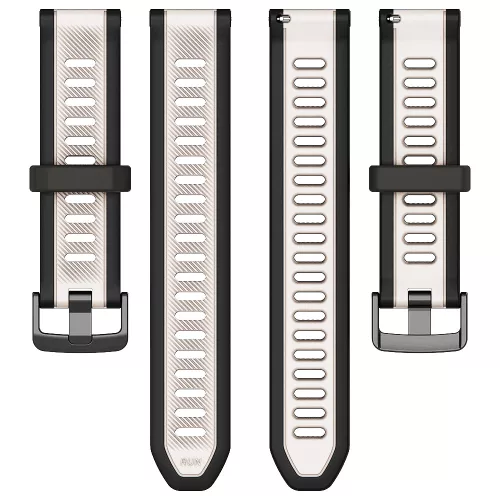 Techsuit - Watchband 20mm (W053) - Samsung Galaxy Watch 4/5/Active 2, Huawei Watch GT 3 (42mm)/GT 3 Pro (43mm) - Beige