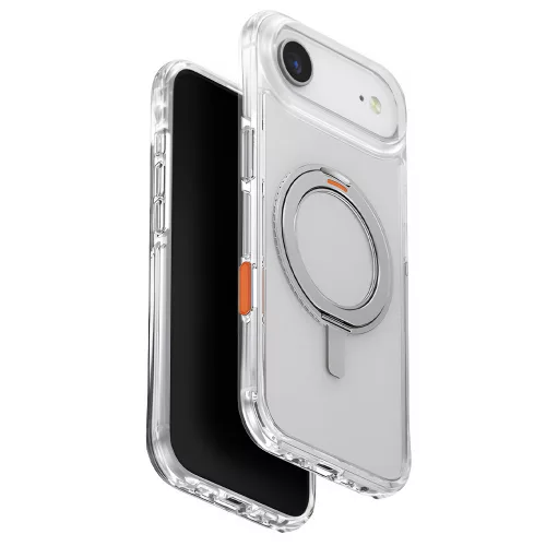 UNIQ - Swivix 360° tok kitámasztóval - iPhone 17 Air - Ezüst