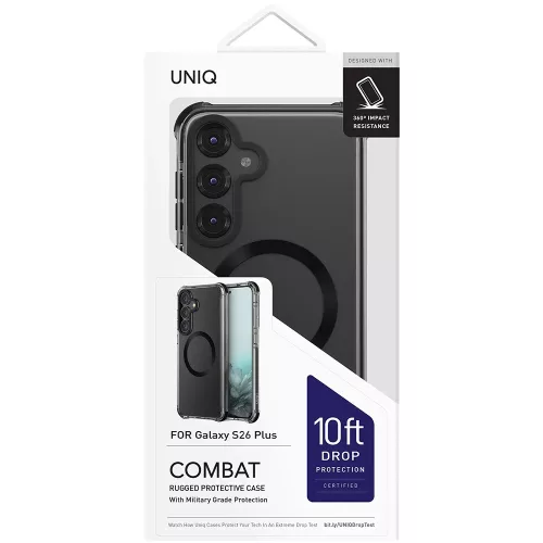 UNIQ - Combat MagClick tok - Samsung Galaxy S26 Plus - Fekete