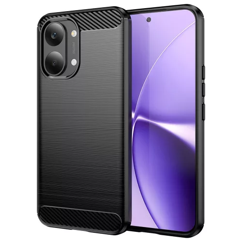 Techsuit - Carbon szilikon tok - Xiaomi Poco X8 Pro Max - Fekete