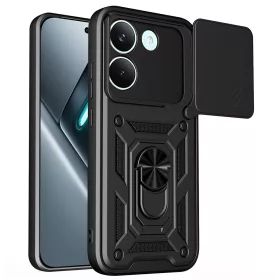   Techsuit - Camshield ütésálló tok - Xiaomi Poco X8 Pro - Fekete
