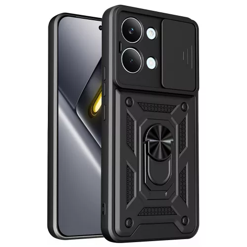 Techsuit - CamShield ütésálló tok - Xiaomi Poco X8 Pro Max - Fekete
