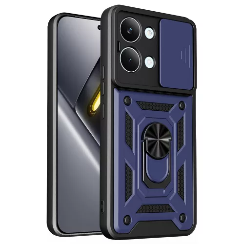 Techsuit - Camshield ütésálló tok - Xiaomi Poco X8 Pro Max - Kék