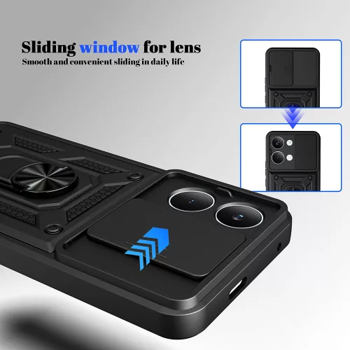 Techsuit - Camshield ütésálló tok - Xiaomi Poco X8 Pro Max - Kék