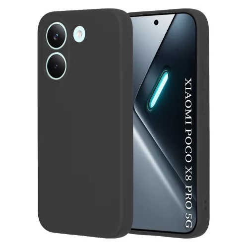 Techsuit - SoftFlex szilikon tok - Xiaomi Poco X8 Pro - Fekete