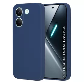   Techsuit - SoftFlex szilikon tok - Xiaomi Poco X8 Pro - Sötétkék