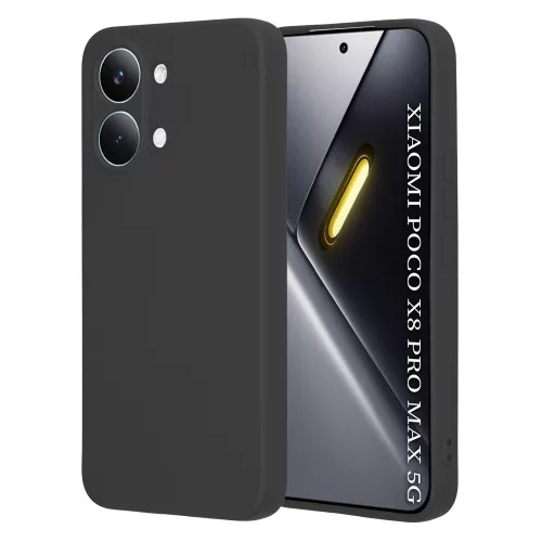 Techsuit - SoftFlex szilikon tok - Xiaomi Poco X8 Pro Max - Fekete