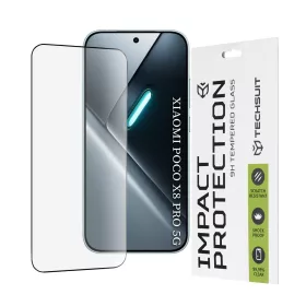   Techsuit - 111D Full Cover / Full Glue Glass - Xiaomi Poco X8 Pro - Black