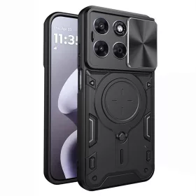   Techsuit - CamGuard Pro tok ütésálló tok - Motorola Moto G77 / G67 - Fekete